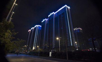 網紅打卡圣地，華體助力西安高新路夜景改造提升